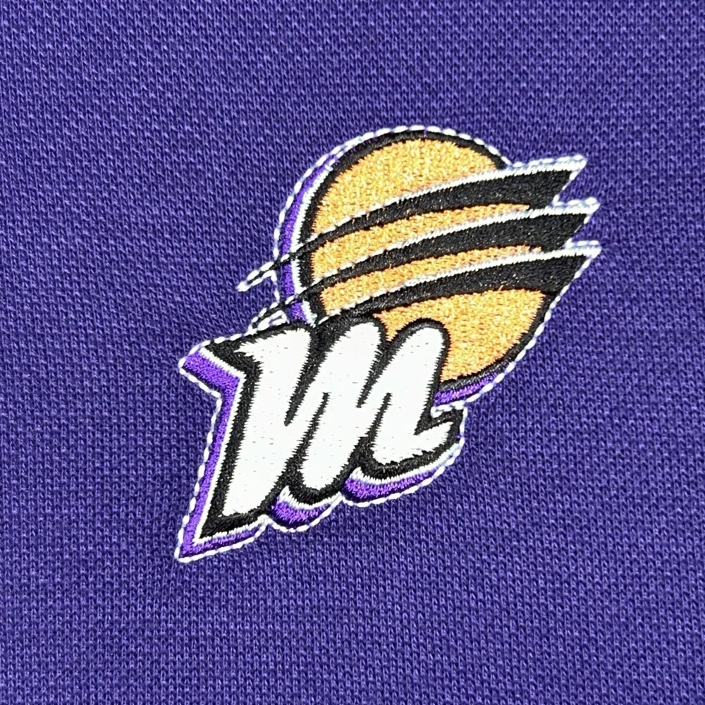 Phoenix Mercury Nike Dri-Fit Polo Shirt Mens L Purple Performance Stretch NWT